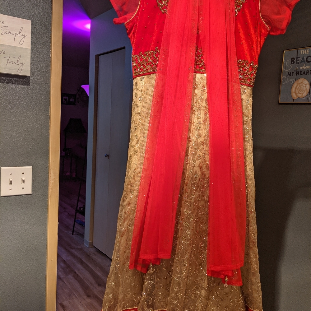 Traditional dress from India dupatta